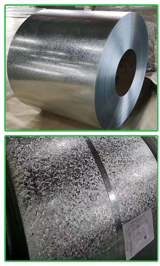 High Strength Zero Spangle Big Oiled Semi Hard Zn Zinc Coating Building Material Dx51d SPCC SGCC CGCC Dx51d Dx52D Dx53D Zinc Coated Galvanized Steel Coil