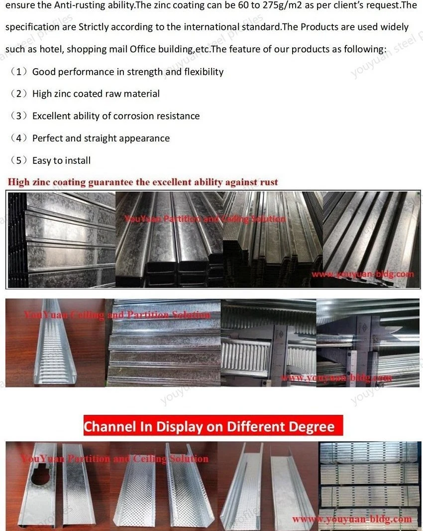 Galvanized Drywall Steel Profile/L Channel/Mesh Wire/Metal Corner Stop Bead/Boss Edge /Steel Ceiling Wall Angle Price