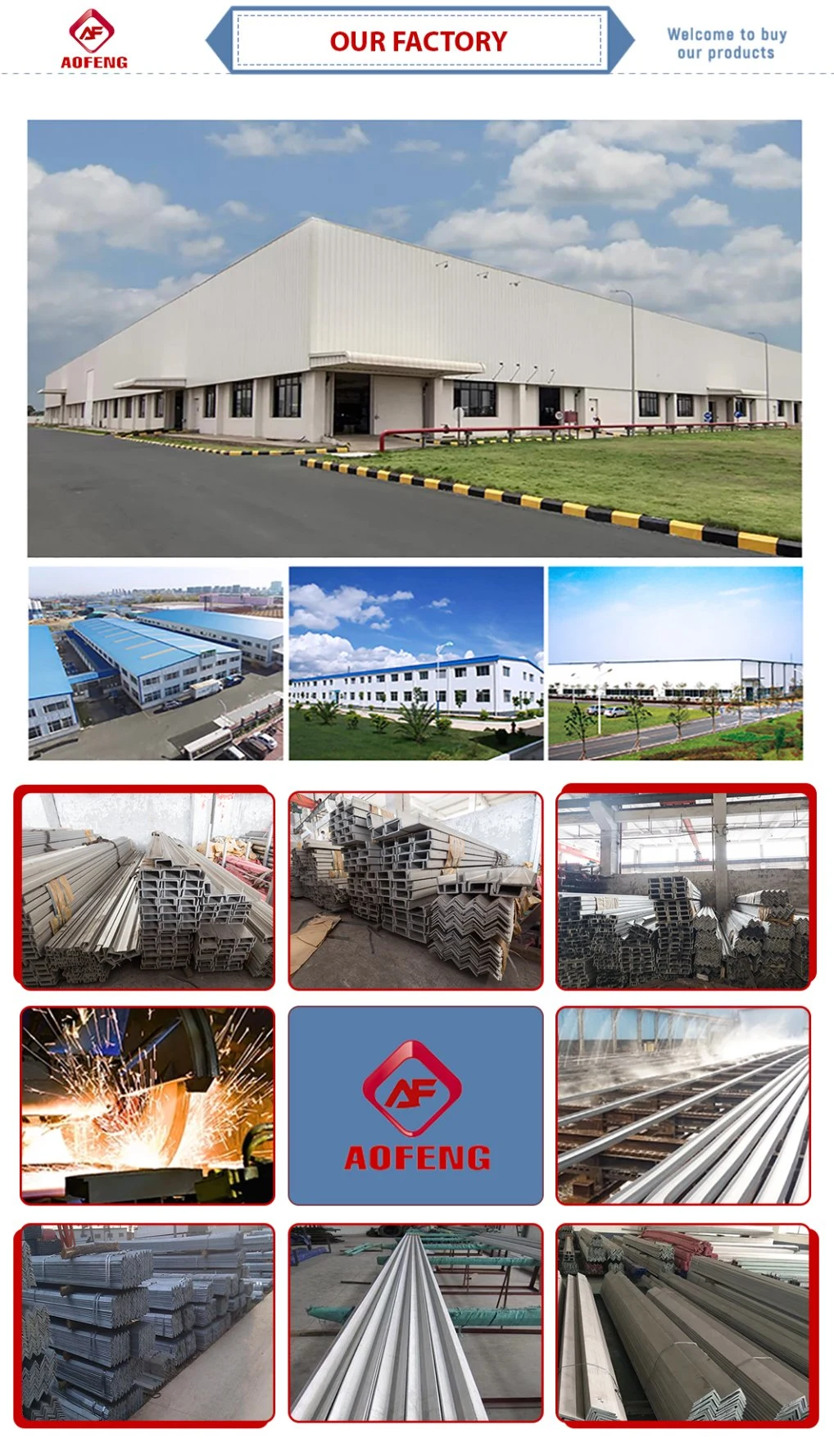 High Quality 301 304 304L 316 316L Stainless Channel Steel for Construction