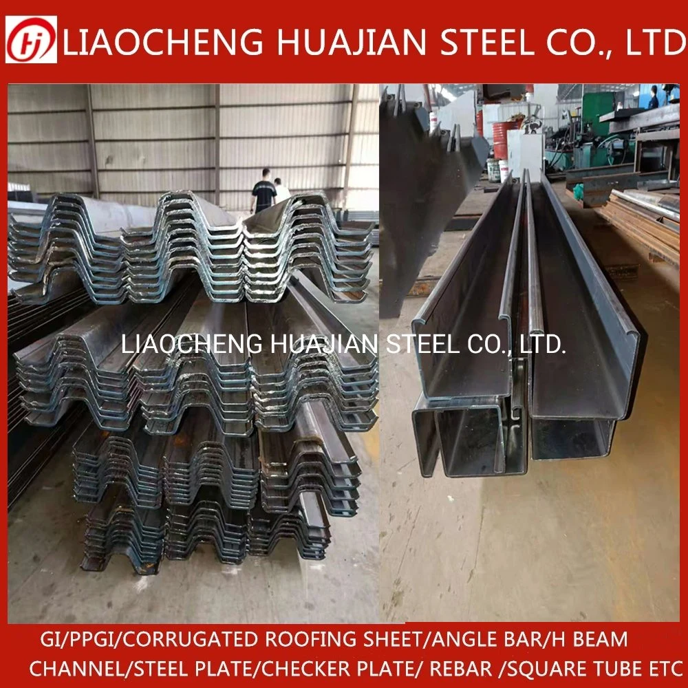 Galvanized Mild Steel Structure Frame Steel Profile C U Channel Z Purlin for Building Material