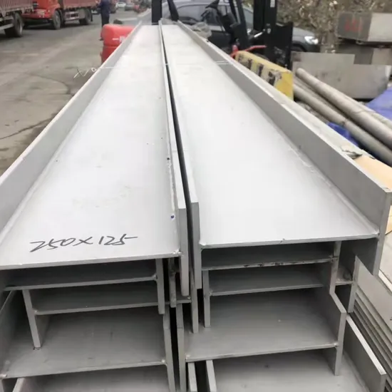 Acciaio strutturale per edilizia serie 200 300 400 201 304 316 316L 410 430 Acciaio inossidabile con sezione ad H